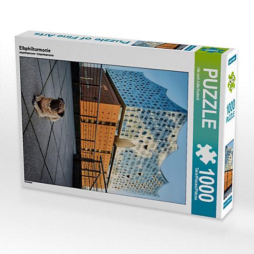 Puzzle CALVENDO Puzzle Elbphilharmonie - 1000 Teile Foto-Puzzle glückliche Stunden Kinder