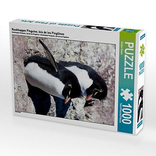 Puzzle Rockhopper Pinguine, Isla de los Pingüinos Foto-Puzzle Bild von Sabine Reuke Puzzle