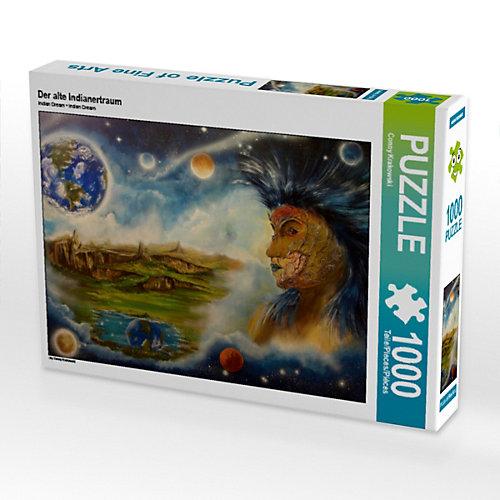 Puzzle CALVENDO Puzzle Der alte Indianertraum - 1000 Teile Foto-Puzzle glückliche Stunden Kinder
