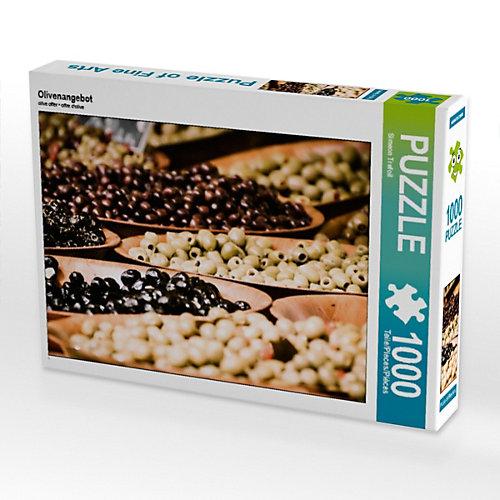 Puzzle CALVENDO Puzzle Olivenangebot - 1000 Teile Foto-Puzzle glückliche Stunden Kinder