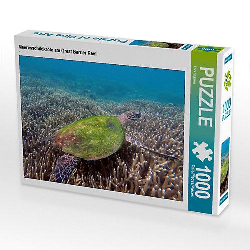 Puzzle Meeresschildkröte am Great Barrier Reef Foto-Puzzle Bild von Dirk Stamm Puzzle