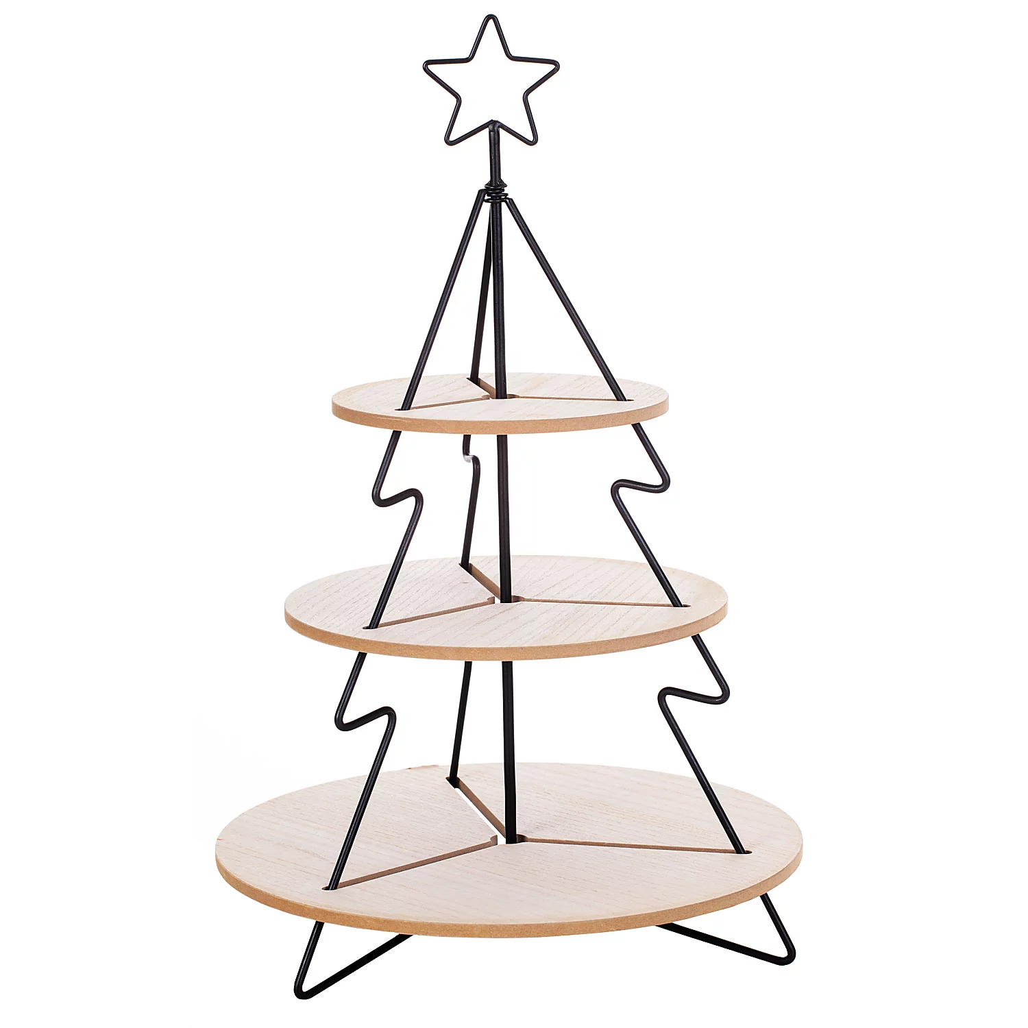 Sapin en métal "étagères", 64 cm