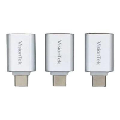 Visiontek USB C to USB A Adapter 3 Pack