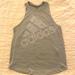 Adidas Tops | Grey Racerback Adidas Athletic Top | Color: Gray | Size: M