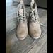 American Eagle Outfitters Shoes | American Eagle Outfitters Booties With Heel. | Color: Cream/Tan | Size: 6