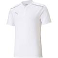 PUMA Herren Polo teamCUP Casuals Polo, Größe M in Weiß