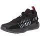 adidas Unisex Dame 7 Extply Basketball Shoe, Black/White/Vivid Red, 7.5 US Men