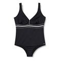 Haute Pression Women's N8012 Swimwear Cover Up, Black/White, 12