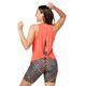 Zumba Open Back Tank Tops for Women Dance Fitness Graphic Print Loose Fit Workout Tops, Coral Hi, L