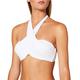 Seafolly Women's Wrap Front Bandeau Bikini Top, (White), 6 (Size of :8)