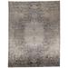 Melmas Vintage Space-Dyed Rug, Stone Gray, 9ft - 6in x 12ft - 7in Area Rug - Weave & Wander 919R3964STN000H07