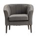 The Troy Accent Chair Gray Fabric - Crestview Collection CVFZR5106