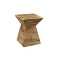 Crestview Collection Wood Shaped Accent Table in Brown - Crestview Collection CVFNR716