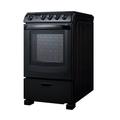 "24"" Wide Electric Smooth-Top Range - Summit Appliance REX2431BRT"