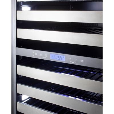 "24"" Wide Dual-Zone Wine Cellar - Summit Appliance SWCP2163CSS"