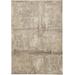 Frida Distressed Abstract Watercolor Rug, Latte Tan/Gray, 5ft x 7ft-6in Area Rug - Weave & Wander PRKR3701IVYGRYE70