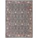 Sybil Transitional Oriental Style Rug, Charcoal/Red/Tan, 9ft x 12ft-7in - Weave & Wander THAR39CYCHLREDG02