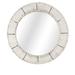 Evolution by Crestview Collection Jocelyn Rattan Mirror in Beige - Crestview Collection EVMRA563