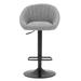 Watson KD Fabric Gaslift Swivel Bar Stool, (Set of 2) - New Pacific Direct 9300118-529