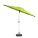 CorLiving 10" UV Wind Resistant Tilting Lime Green Umbrella with Base