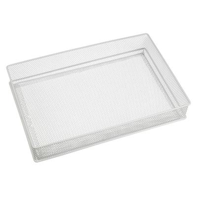 YBM Home White Mesh Desk Drawer Organizer Tray, Storage Holder