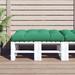 vidaXL Pallet Cushion Green 47.2"x31.5"x4.7" Fabric - 47.2" x 31.5" x 4.7"