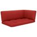 vidaXL Pallet Cushions 3 pcs Red Fabric - 40.6" x 22.8" x 4"