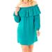 Lilly Pulitzer Dresses | Lily Pulitzer Dee Dee Mini Dress Size Xxs | Color: Blue/Green | Size: Xxs