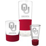 Oklahoma Sooners 3-Piece Personalized Homegating Drinkware Set