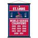 St. Louis Cardinals 11-Time World Series Champions 24'' x 34.75'' Magnetic Framed Poster