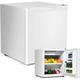 Mini Réfrigérateur Silencieux 46L Table Top Intégrable Blanc 47 x 45 x 50 cm (l x l x h) pour