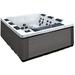 Luxuria Spas Artisan 6-Person 57-Jet 3-Pump Acrylic Lounger Hot Tub with Touch Screen, Speakers, and Ozonator