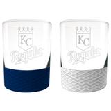 Kansas City Royals 14oz. Commissioner Rocks Glass Two-Piece Set