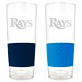 Tampa Bay Rays 22oz. Logo Score Pint Glass Two-Piece Set