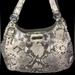 Coach Bags | Exotic Michael Kors Snakeskin Embossed Bag | Color: Gray/Silver | Size: Os