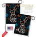 Angeleno Heritage Bunny 2-Sided Polyester 18 x 13 in. Flag Set in Black/Blue/White | 18.5 H x 13 W in | Wayfair AH-EA-GS-137389-IP-BO-D-US21-AH