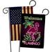 Angeleno Heritage 2-Sided 18 x 13 in. Polyester Garden Flag in Black/Blue/Brown | 18.5 H x 13 W in | Wayfair AH-BI-GP-137110-IP-BOAA-D-US18-AH