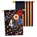 Angeleno Heritage 2-Sided Polyester 40 x 28 in. House Flag in Blue/Red/White | 40 H x 28 W in | Wayfair AH-PA-HP-137203-IP-BOAA-D-US20-AH