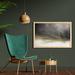 East Urban Home Clouds Wall Art w/ Frame, Heavy Storm Clouds In Dark Sky Hurricane Weather Cloudscape Mass Of Liquid Droplets Image | Wayfair