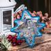 G Debrekht Holiday Splendor Christmas Tree Holiday Shaped Ornament Glass in Blue/Brown | 4 H x 3.5 W x 2 D in | Wayfair 755-572-JB