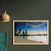 East Urban Home Ambesonne Landscape Wall Art w/ Frame, Paradise Beach w/ Trees At The River After Sunrise Romantic Peace Scenery Photo | Wayfair