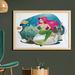 East Urban Home Ambesonne Underwater Wall Art w/ Frame, Illustration Of A Mermaid & Her Underwater World Colorful Landscape Print | Wayfair