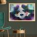 East Urban Home Ambesonne Psychedelic Wall Art w/ Frame, Panda Character In Dream World Of Magic Hallucination Junkie Animal Art | Wayfair