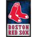 Boston Red Sox 24.25'' x 35.75'' Framed Logo Poster