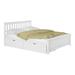 Red Barrel Studio® Haddon Queen Bed w/ Storage Drawers & Guide Wood in White | 36.5 H x 64 W x 85.5 D in | Wayfair D0111A27020D44E68CF22561CECE5508