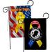Breeze Decor Decorative House Decoration Yard Banner 2-Sided Polyester 19 x 13 in. Garden Flag in Blue/Red/Yellow | 18.5 H x 13 W in | Wayfair