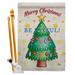 Ornament Collection 2-Sided Polyester 40 x 28 in. Flag Set in Green/Red | 40 H x 28 W in | Wayfair OC-XM-HS-192296-IP-BO-D-US20-OC