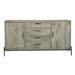 Foundry Select Tyler-Jay 69.75" Wide 4 Drawer Mango Solid Wood Buffet Table Wood in Brown/Gray | 36.75 H x 69.75 W x 21.25 D in | Wayfair