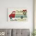 The Holiday Aisle® Food Truck Holidays III by June Erica Vess - Wrapped Canvas Print Canvas in White | 24 H x 36 W x 1.25 D in | Wayfair