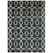 Green/White 108 x 0.75 in Area Rug - Corrigan Studio® Green Beige 100% Handmade Geometric Area Rug, Hand Knotted, Rectangle Shape | Wayfair